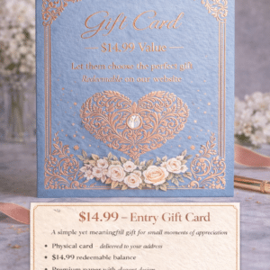 Alternative view of Luxury Physical Gift Card – Elegant Redeemable Greeting Card (Shipped to Your Door)